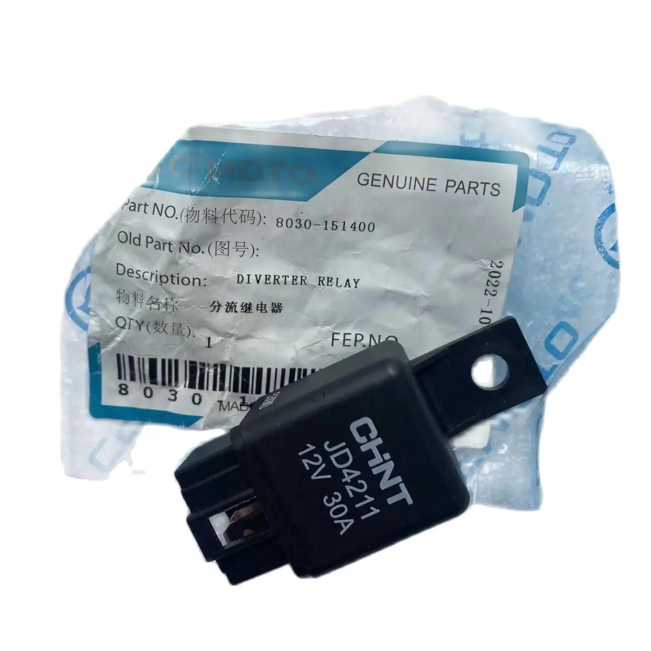 Original Diverter Relay For CF MOTO ATV Parts 450CC 500CC 600CC 800CC Cforce 8030-151400
