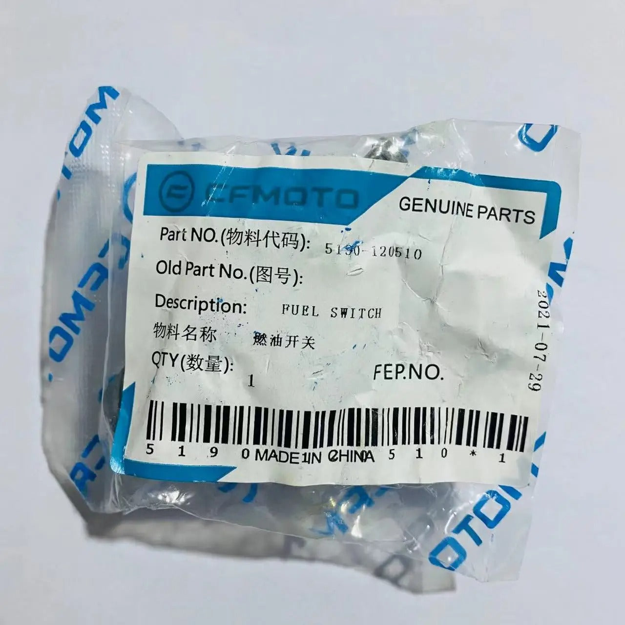 ORIGINAL Fuel Pump Petcock Gas Tank Valve Fuel Swtich For CF MOTO 500CC ATV OLD X5 QUAD Parts 5190-120510 Cforce