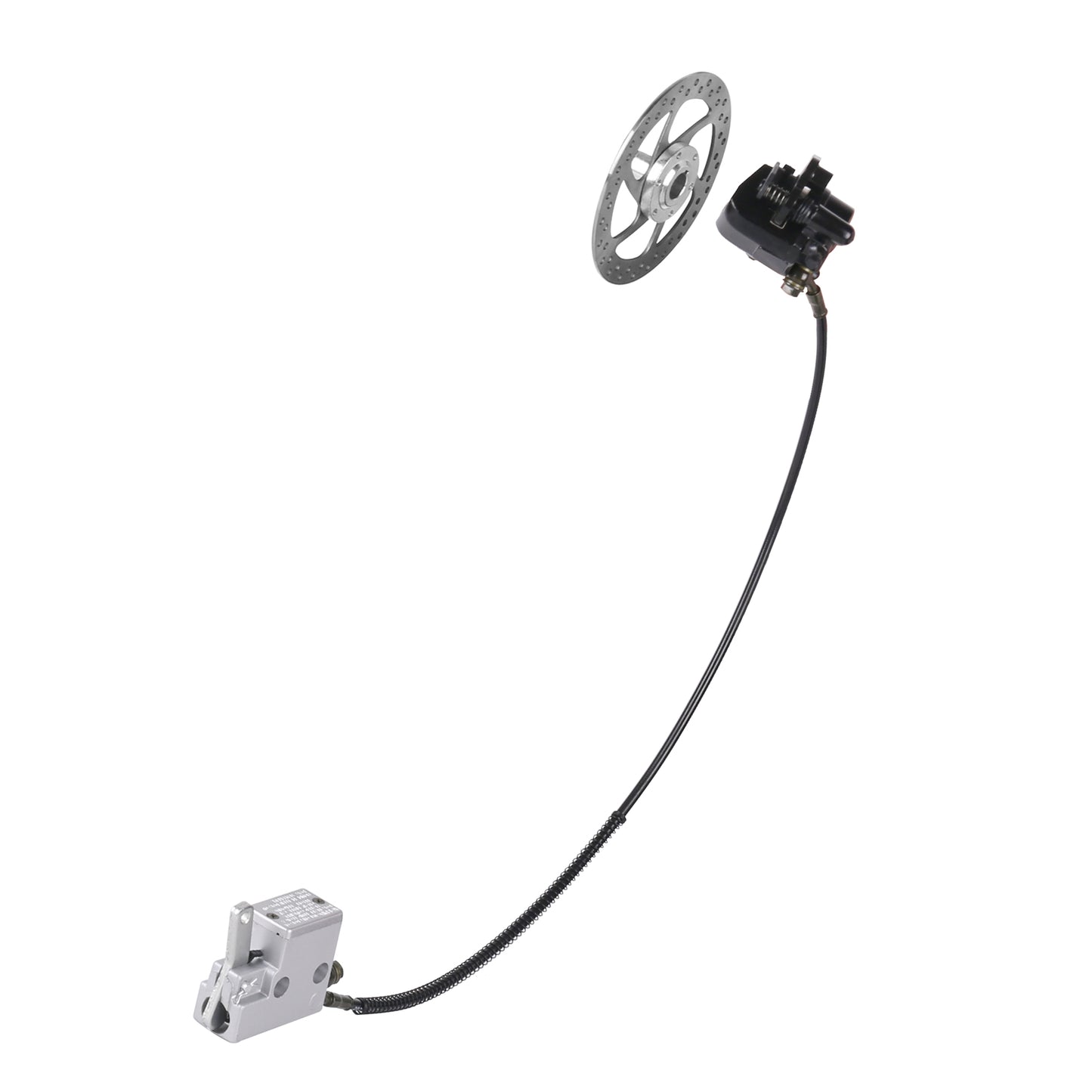 EverJoy Fix Go-Kart Brake Assembly, Master Cylinder, Brake Disc Throttle Kit DIY Build a Go Kart Kit for 80cc 98cc 105cc Engine