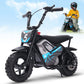 24V Electric Dirt Bike for Kids 250W High Torque Motor, 24V 9AH, 2 Speeds,10/12 MPH, UL 2849 Certificated Electric Kids Mini Bike for Ages 3+