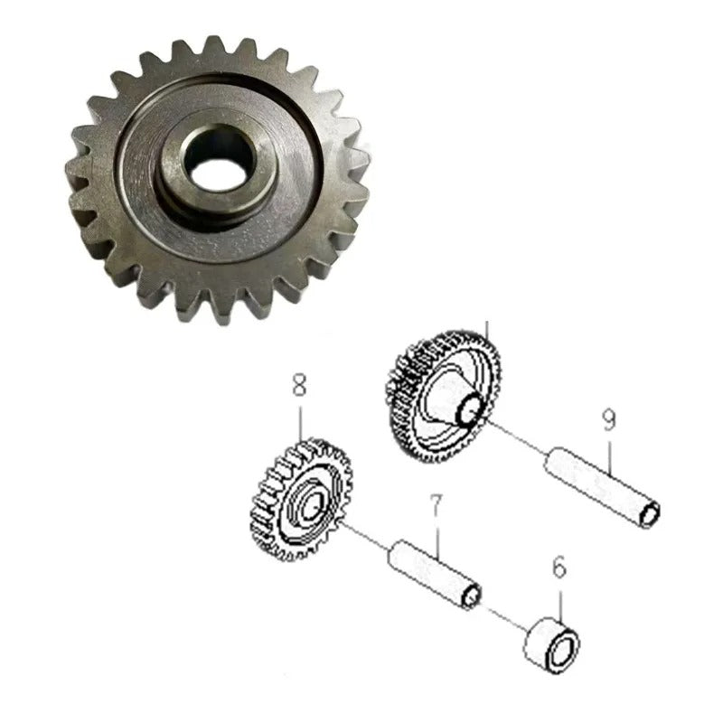 Original MIDDLE GEAR / IDLE GEAR with Bush &Shaft SET  0180-091002 For CFMOTO 500 600 ATV UTV Parts Cforce X5 X6 CF188/196 ENGINE Starting
