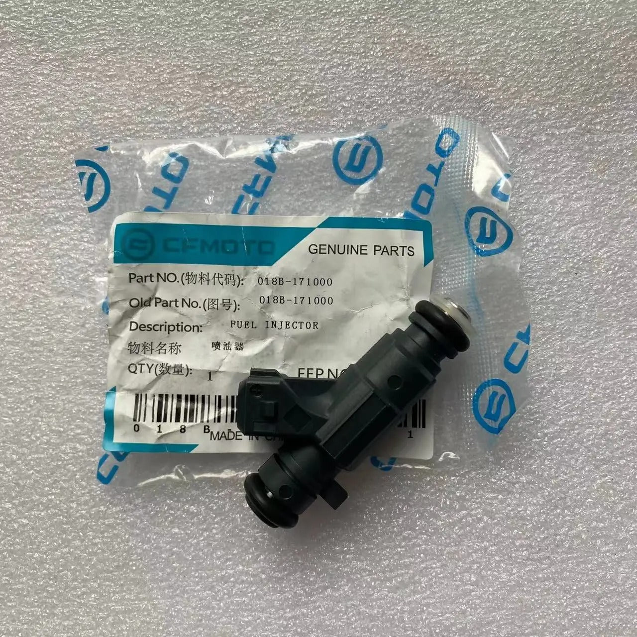 Original Fuel Injector  For CF MOTO 500 600cc 625cc ATV UTV Parts X6 Z6  Engine 018B-171000 Massimo UTV