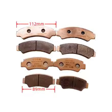 ORIGINAL Whole Set Front and Rear Brake Pads A03E11120001 & A03E11320001 For Segway 600 ATV Snarler AT6 L E5 Snarler AT6 S T3b
