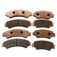 ORIGINAL Whole Set Front and Rear Brake Pads A03E11120001 & A03E11320001 For Segway 600 ATV Snarler AT6 L E5 Snarler AT6 S T3b