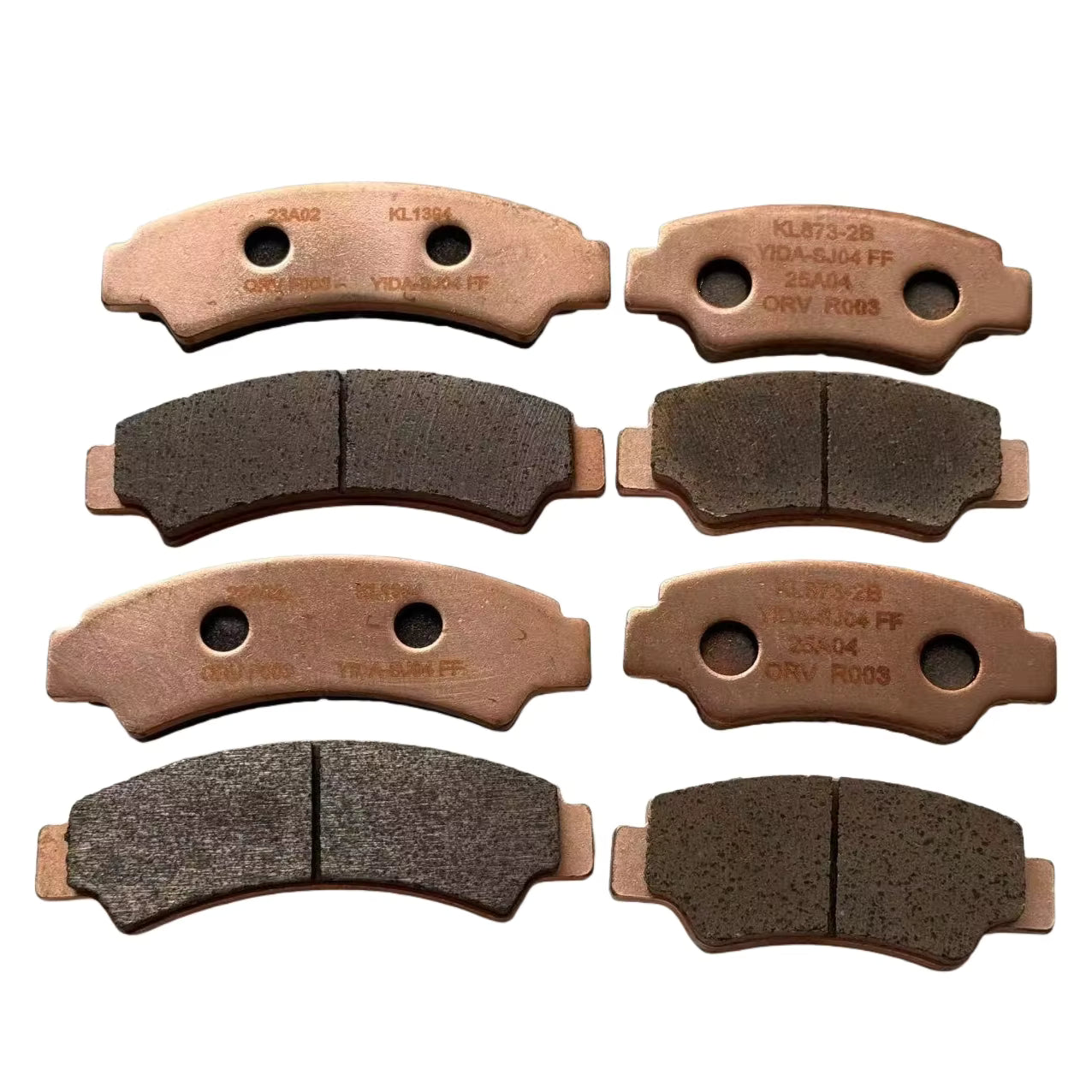 ORIGINAL Whole Set Front and Rear Brake Pads A03E11120001 & A03E11320001 For Segway 600 ATV Snarler AT6 L E5 Snarler AT6 S T3b