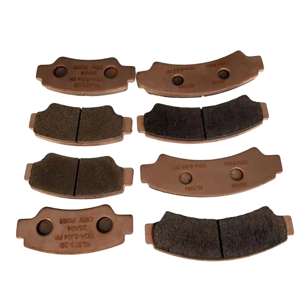 ORIGINAL Whole Set Front and Rear Brake Pads A03E11120001 & A03E11320001 For Segway 600 ATV Snarler AT6 L E5 Snarler AT6 S T3b