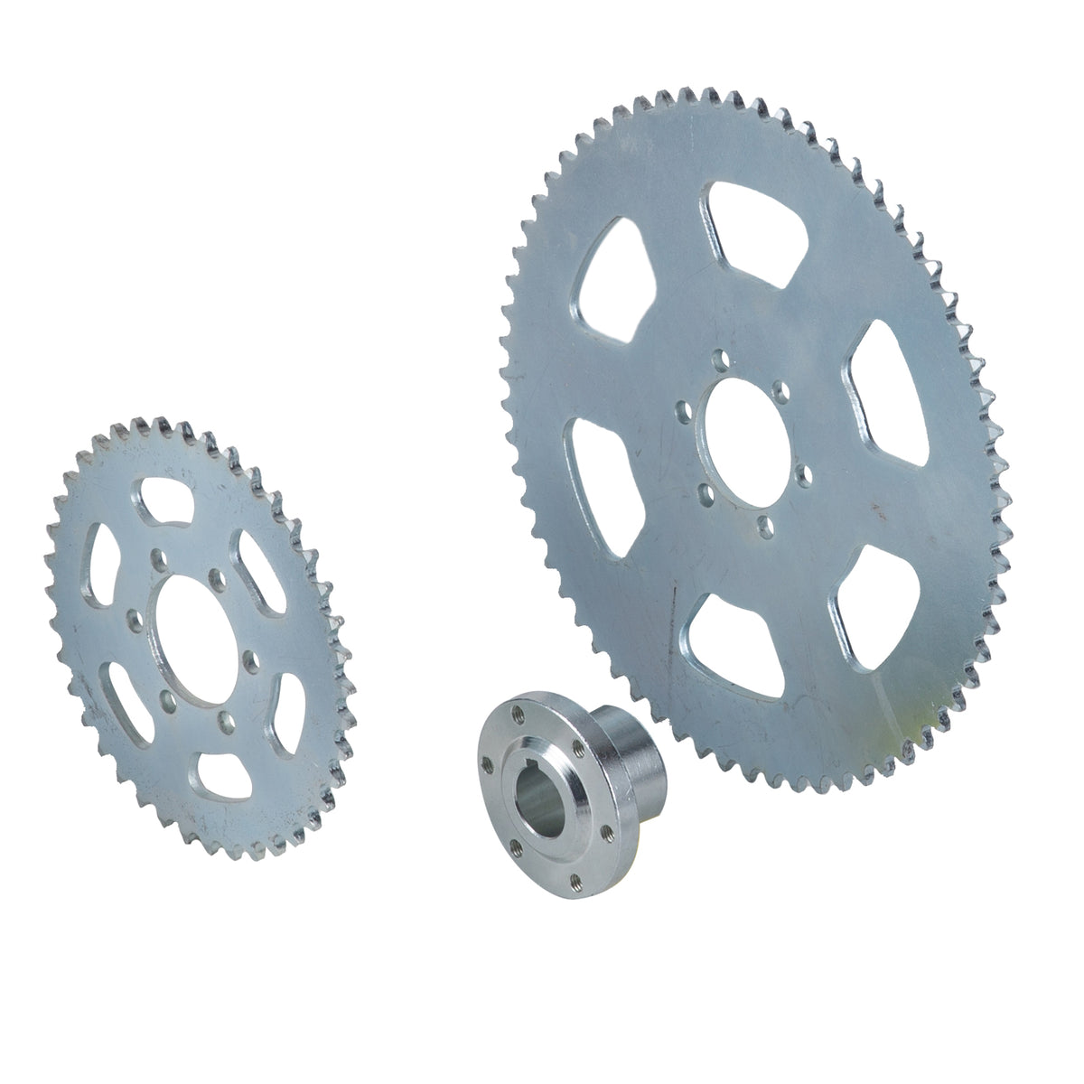 EverJoy Fix Go-Kart Rear Axle Assembly Kit with Jackshaft Sprocket, Mounting Plate, Clutch Assembly 12T, Go Kart Transmission Drive Chain for 80cc 98cc 105cc Engine