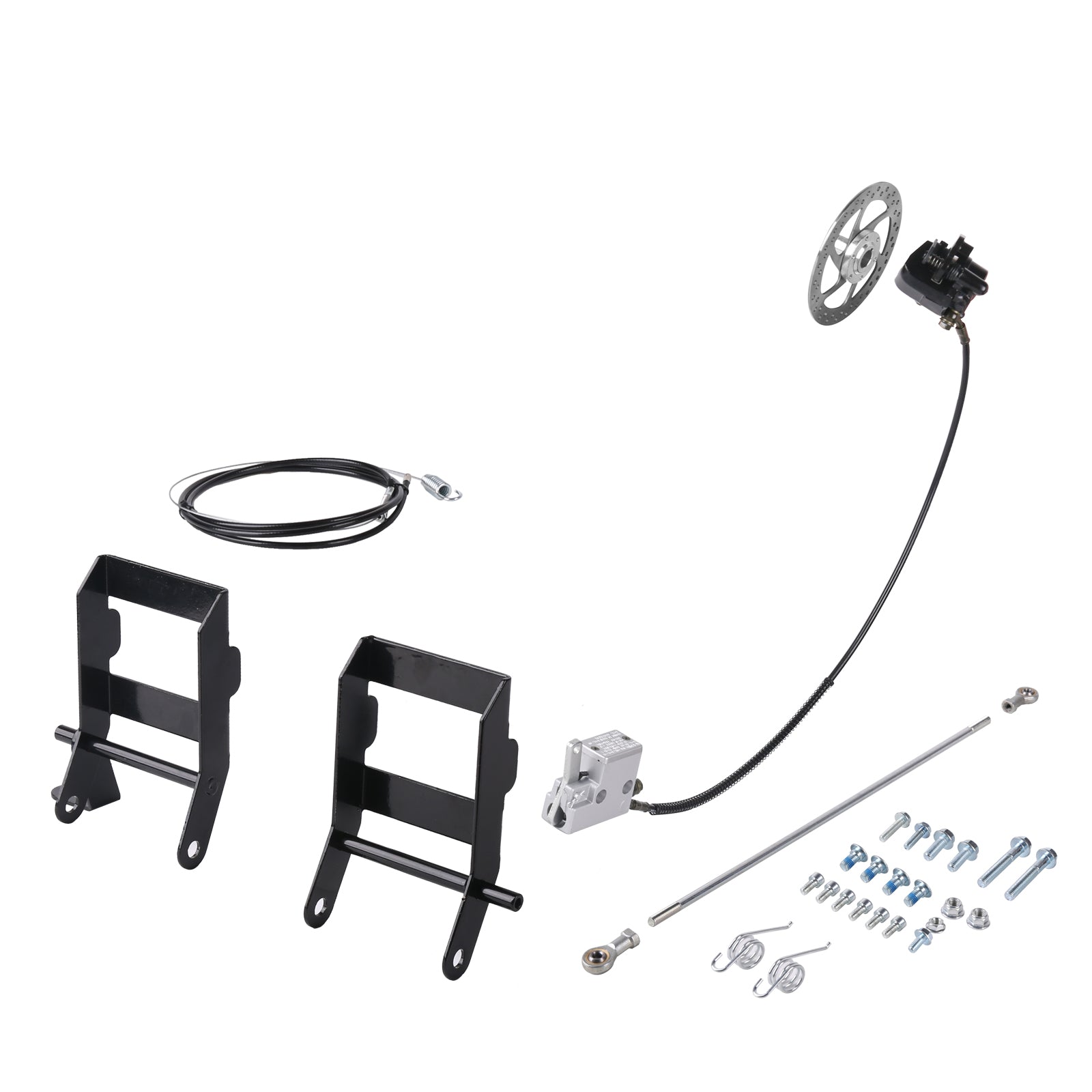 EverJoy Fix - Conjunto de freno para karts, cilindro maestro, disco de freno, kit de acelerador. Construye tu propio kit de karts para motores de 80 cc, 98 cc y 105 cc.