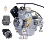 GY6 Carburetor for 150cc 125cc 152QMJ 157QMI 4 Stroke Engines Electric Choke Motorcycle Scooter Gas Go Kart ATV PD24J Carb