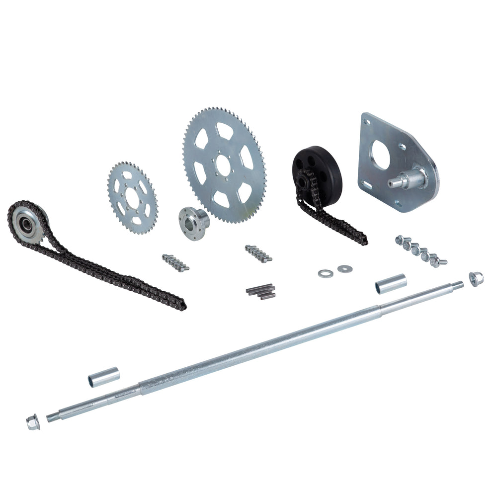 EverJoy Fix GoKart Rear Axle Assembly Kit with Jackshaft Sprocket, Mo
